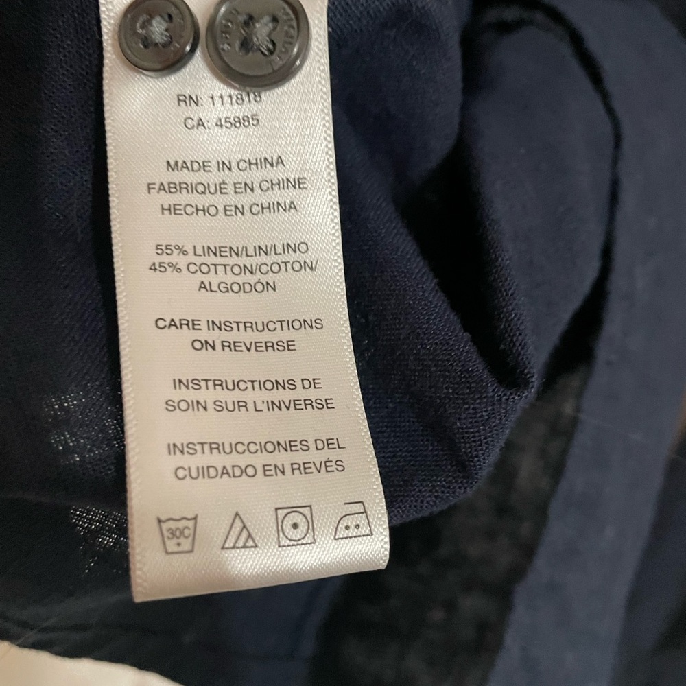 Mens Michael Kors Linen Shirt - Picture 4 of 9